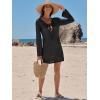 imageANRABESS Womens Swimsuit Crochet Swim Cover Up Summer Bathing Suit Swimwear Hollow Out Mesh Knit Beach Dress Vacation OutfitsBlack
