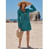 imageANRABESS Womens Swimsuit Crochet Swim Cover Up Summer Bathing Suit Swimwear Hollow Out Mesh Knit Beach Dress Vacation OutfitsLake