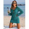 imageANRABESS Womens Swimsuit Crochet Swim Cover Up Summer Bathing Suit Swimwear Hollow Out Mesh Knit Beach Dress Vacation OutfitsLake