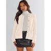 imageANRABESS Womens Tweed Knit Cardigan Sweater Casual Long Sleeve Cropped Button Down Lady Jackets 2025 Spring Fashion OutwearBeige