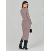 imageANRABESS Women Long Sleeve Crewneck Sweater Dress Ribbed Knit Stretch Slim Fit Bodycon Midi Dresses Fall Fashion OutfitsAlmond