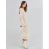 imageANRABESS Women Long Sleeve Crewneck Sweater Dress Ribbed Knit Stretch Slim Fit Bodycon Midi Dresses Fall Fashion OutfitsBeige
