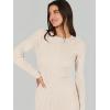 imageANRABESS Women Long Sleeve Crewneck Sweater Dress Ribbed Knit Stretch Slim Fit Bodycon Midi Dresses Fall Fashion OutfitsBeige