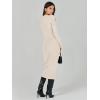 imageANRABESS Women Long Sleeve Crewneck Sweater Dress Ribbed Knit Stretch Slim Fit Bodycon Midi Dresses Fall Fashion OutfitsBeige