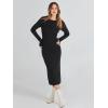 imageANRABESS Women Long Sleeve Crewneck Sweater Dress Ribbed Knit Stretch Slim Fit Bodycon Midi Dresses Fall Fashion OutfitsBlack