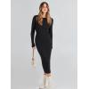 imageANRABESS Women Long Sleeve Crewneck Sweater Dress Ribbed Knit Stretch Slim Fit Bodycon Midi Dresses Fall Fashion OutfitsBlack