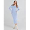 imageANRABESS Women Long Sleeve Crewneck Sweater Dress Ribbed Knit Stretch Slim Fit Bodycon Midi Dresses Fall Fashion OutfitsBlue