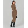 imageANRABESS Women Long Sleeve Crewneck Sweater Dress Ribbed Knit Stretch Slim Fit Bodycon Midi Dresses Fall Fashion OutfitsBrown