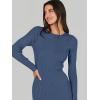 imageANRABESS Women Long Sleeve Crewneck Sweater Dress Ribbed Knit Stretch Slim Fit Bodycon Midi Dresses Fall Fashion OutfitsDusty Blue