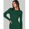 imageANRABESS Women Long Sleeve Crewneck Sweater Dress Ribbed Knit Stretch Slim Fit Bodycon Midi Dresses Fall Fashion OutfitsGreen
