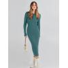 imageANRABESS Women Long Sleeve Crewneck Sweater Dress Ribbed Knit Stretch Slim Fit Bodycon Midi Dresses Fall Fashion OutfitsGreen Blue