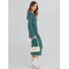 imageANRABESS Women Long Sleeve Crewneck Sweater Dress Ribbed Knit Stretch Slim Fit Bodycon Midi Dresses Fall Fashion OutfitsGreen Blue