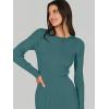 imageANRABESS Women Long Sleeve Crewneck Sweater Dress Ribbed Knit Stretch Slim Fit Bodycon Midi Dresses Fall Fashion OutfitsGreen Blue