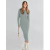 imageANRABESS Women Long Sleeve Crewneck Sweater Dress Ribbed Knit Stretch Slim Fit Bodycon Midi Dresses Fall Fashion OutfitsLight Gray