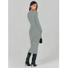 imageANRABESS Women Long Sleeve Crewneck Sweater Dress Ribbed Knit Stretch Slim Fit Bodycon Midi Dresses Fall Fashion OutfitsLight Gray