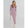 imageANRABESS Women Long Sleeve Crewneck Sweater Dress Ribbed Knit Stretch Slim Fit Bodycon Midi Dresses Fall Fashion OutfitsLight Purple
