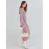 imageANRABESS Women Long Sleeve Crewneck Sweater Dress Ribbed Knit Stretch Slim Fit Bodycon Midi Dresses Fall Fashion OutfitsLight Purple