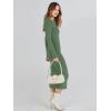 imageANRABESS Women Long Sleeve Crewneck Sweater Dress Ribbed Knit Stretch Slim Fit Bodycon Midi Dresses Fall Fashion OutfitsOlive