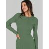 imageANRABESS Women Long Sleeve Crewneck Sweater Dress Ribbed Knit Stretch Slim Fit Bodycon Midi Dresses Fall Fashion OutfitsOlive