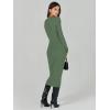 imageANRABESS Women Long Sleeve Crewneck Sweater Dress Ribbed Knit Stretch Slim Fit Bodycon Midi Dresses Fall Fashion OutfitsOlive