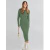 imageANRABESS Women Long Sleeve Crewneck Sweater Dress Ribbed Knit Stretch Slim Fit Bodycon Midi Dresses Fall Fashion OutfitsOlive
