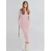 imageANRABESS Women Long Sleeve Crewneck Sweater Dress Ribbed Knit Stretch Slim Fit Bodycon Midi Dresses Fall Fashion OutfitsPink