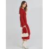 imageANRABESS Women Long Sleeve Crewneck Sweater Dress Ribbed Knit Stretch Slim Fit Bodycon Midi Dresses Fall Fashion OutfitsRed