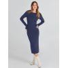 imageANRABESS Women Long Sleeve Crewneck Sweater Dress Ribbed Knit Stretch Slim Fit Bodycon Midi Dresses Fall Fashion OutfitsRoyal Blue