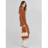 imageANRABESS Women Long Sleeve Crewneck Sweater Dress Ribbed Knit Stretch Slim Fit Bodycon Midi Dresses Fall Fashion OutfitsRust