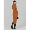 imageANRABESS Women Long Sleeve Crewneck Sweater Dress Ribbed Knit Stretch Slim Fit Bodycon Midi Dresses Fall Fashion OutfitsRust