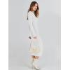 imageANRABESS Women Long Sleeve Crewneck Sweater Dress Ribbed Knit Stretch Slim Fit Bodycon Midi Dresses Fall Fashion OutfitsWhite
