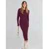 imageANRABESS Women Long Sleeve Crewneck Sweater Dress Ribbed Knit Stretch Slim Fit Bodycon Midi Dresses Fall Fashion OutfitsWine Red