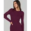 imageANRABESS Women Long Sleeve Crewneck Sweater Dress Ribbed Knit Stretch Slim Fit Bodycon Midi Dresses Fall Fashion OutfitsWine Red