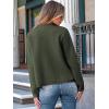imageANRABESS Women Striped Cardigan Sweaters Button Down Cropped Knit Lady Jackets Coat 2025 Fall Outfits Spring Trendy ClothesArmy Green