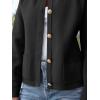 imageANRABESS Women Striped Cardigan Sweaters Button Down Cropped Knit Lady Jackets Coat 2025 Fall Outfits Spring Trendy ClothesBlack