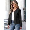 imageANRABESS Women Striped Cardigan Sweaters Button Down Cropped Knit Lady Jackets Coat 2025 Fall Outfits Spring Trendy ClothesBlack