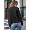 imageANRABESS Women Striped Cardigan Sweaters Button Down Cropped Knit Lady Jackets Coat 2025 Fall Outfits Spring Trendy ClothesBlack