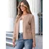 imageANRABESS Women Striped Cardigan Sweaters Button Down Cropped Knit Lady Jackets Coat 2025 Fall Outfits Spring Trendy ClothesKhaki