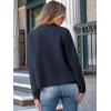 imageANRABESS Women Striped Cardigan Sweaters Button Down Cropped Knit Lady Jackets Coat 2025 Fall Outfits Spring Trendy ClothesNavy Blue