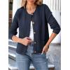 imageANRABESS Women Striped Cardigan Sweaters Button Down Cropped Knit Lady Jackets Coat 2025 Fall Outfits Spring Trendy ClothesNavy Blue