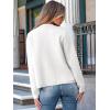 imageANRABESS Women Striped Cardigan Sweaters Button Down Cropped Knit Lady Jackets Coat 2025 Fall Outfits Spring Trendy ClothesWhite