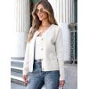 imageANRABESS Women Striped Cardigan Sweaters Button Down Cropped Knit Lady Jackets Coat 2025 Fall Outfits Spring Trendy ClothesWhite