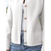 imageANRABESS Women Striped Cardigan Sweaters Button Down Cropped Knit Lady Jackets Coat 2025 Fall Outfits Spring Trendy ClothesWhite