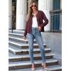 imageANRABESS Women Striped Cardigan Sweaters Button Down Cropped Knit Lady Jackets Coat 2025 Fall Outfits Spring Trendy ClothesWind Red
