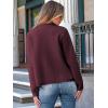 imageANRABESS Women Striped Cardigan Sweaters Button Down Cropped Knit Lady Jackets Coat 2025 Fall Outfits Spring Trendy ClothesWind Red