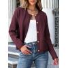 imageANRABESS Women Striped Cardigan Sweaters Button Down Cropped Knit Lady Jackets Coat 2025 Fall Outfits Spring Trendy ClothesWind Red