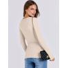 imageANRABESS Women Long Sleeve Crewneck Rib Knit Slim Fit Shirts Basic Tee Tops 2025 Casual TShirt Going Out Workout OutfitsBeige