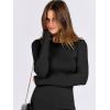 imageANRABESS Women Long Sleeve Crewneck Rib Knit Slim Fit Shirts Basic Tee Tops 2025 Casual TShirt Going Out Workout OutfitsBlack