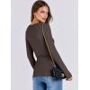 imageANRABESS Women Long Sleeve Crewneck Rib Knit Slim Fit Shirts Basic Tee Tops 2025 Casual TShirt Going Out Workout OutfitsBrown