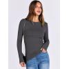 imageANRABESS Women Long Sleeve Crewneck Rib Knit Slim Fit Shirts Basic Tee Tops 2025 Casual TShirt Going Out Workout OutfitsCharcoal